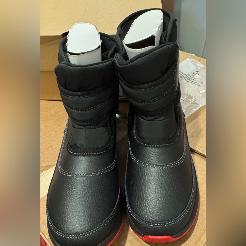UGG Men's Black and Red Rain Boots